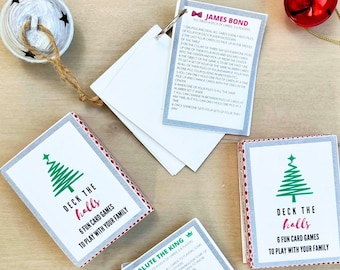 Neighbor Christmas Gift Neighbors Gift Printable Deck of Cards Christmas Neighbor Gifts Holiday Games Classroom Gifts Christmas Party Games