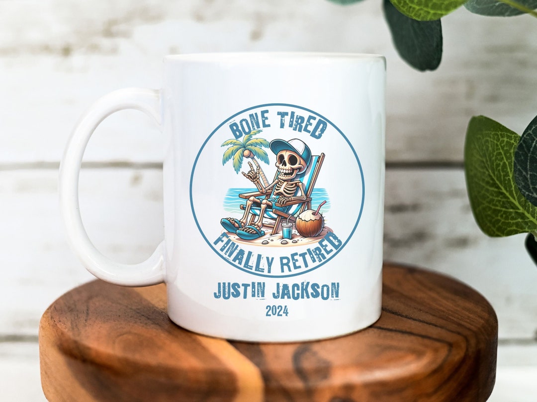Personalized Funny Retirement Mug Finally Retired Gift for Retirement ...