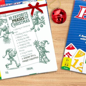 Neighbor Christmas Gift Neighbors Gift Printable, Deck of Cards Christmas Neighbor Gifts Holiday Games Classroom Gifts Christmas Party Games