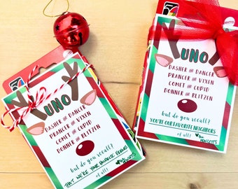 Christmas Neighbor Gift Printable for Cards Holiday Games Christmas Classroom Client Gifts Christmas Party Games Gift for Students Party