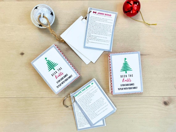 Neighbor Christmas Gift Neighbors Gift Printable Deck of Cards 