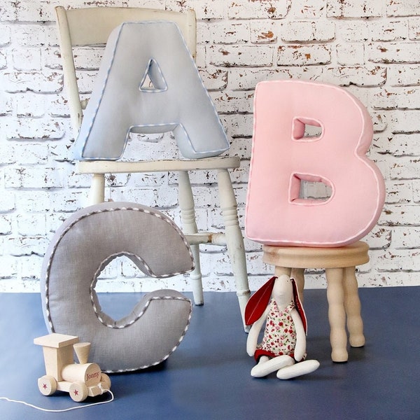 Alphabet Cushion Etsy
