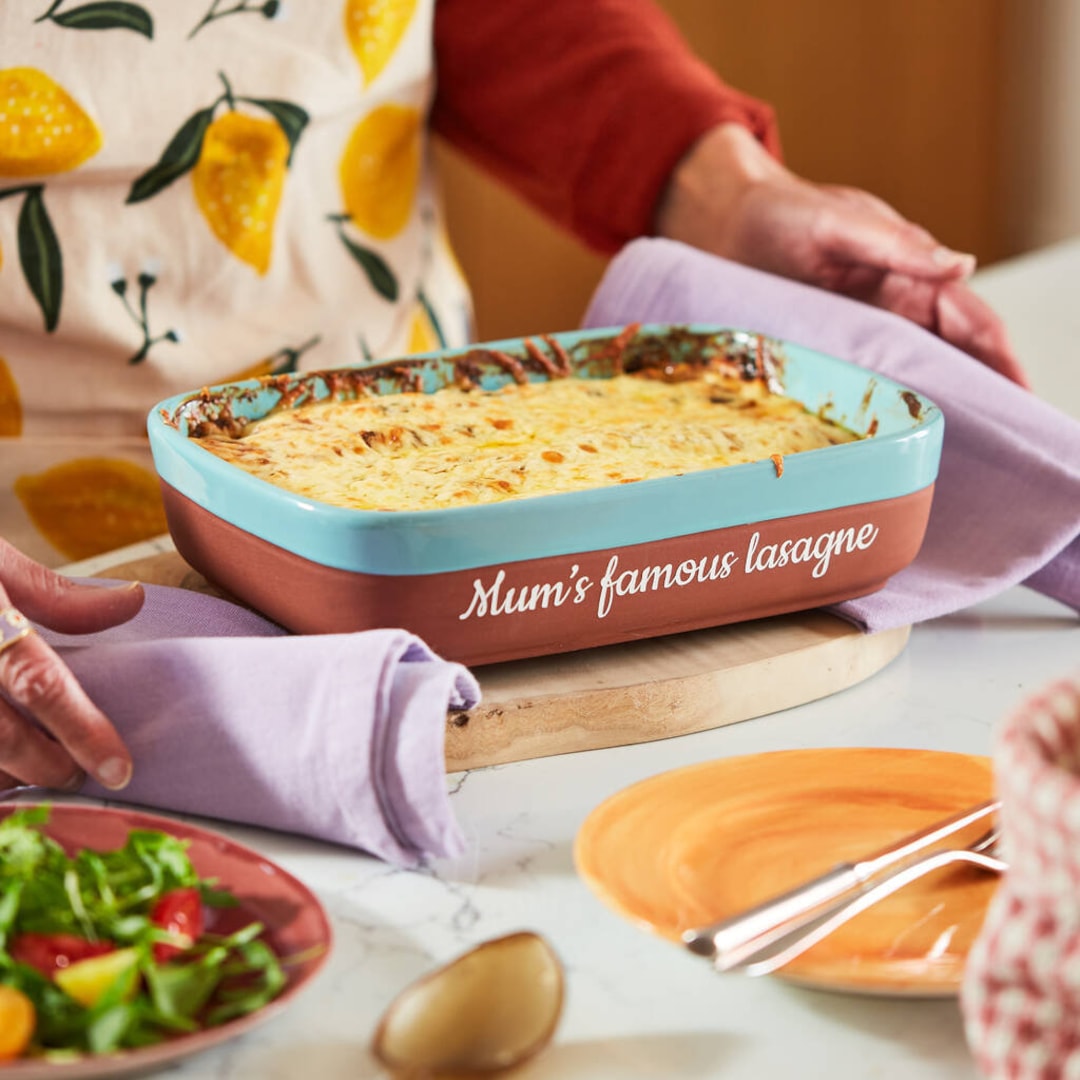 Let's Make Memories Personalized Rectangular Casserole