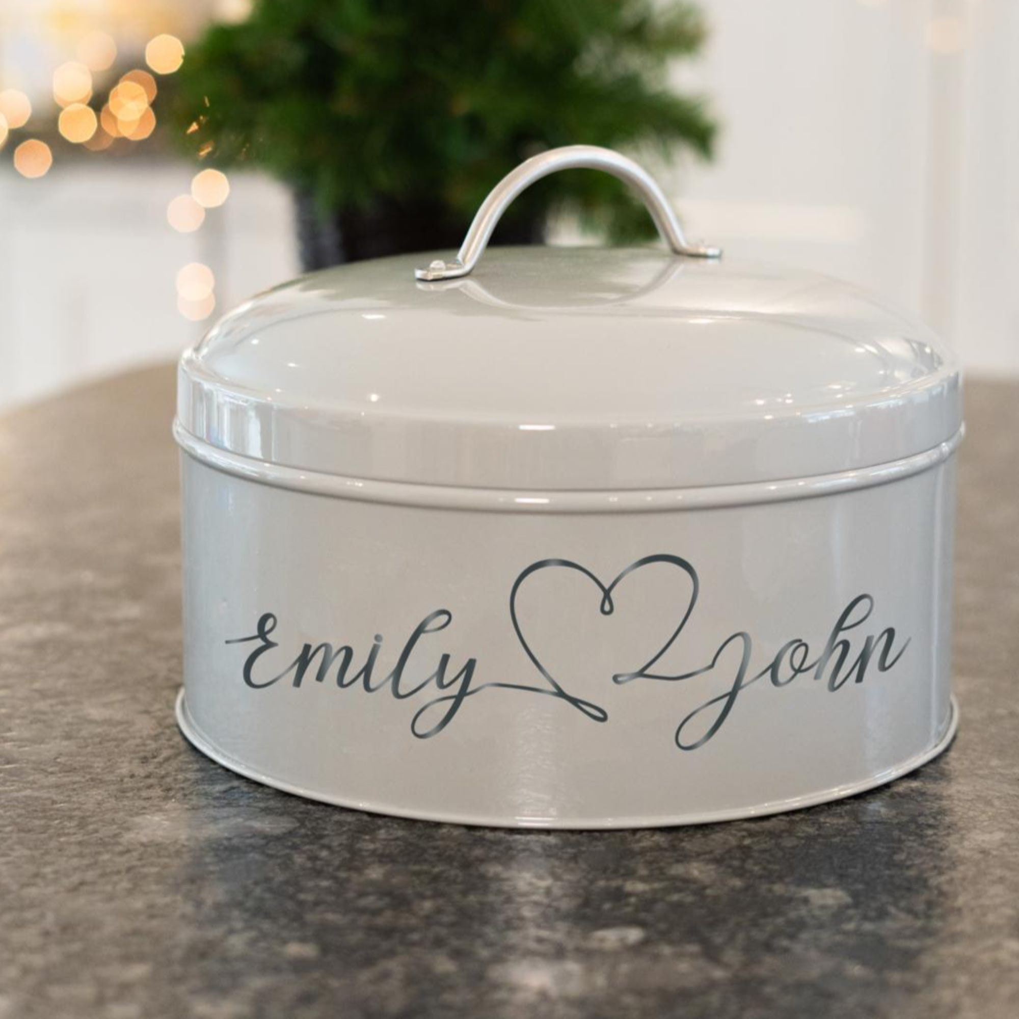 Grey top cake tins