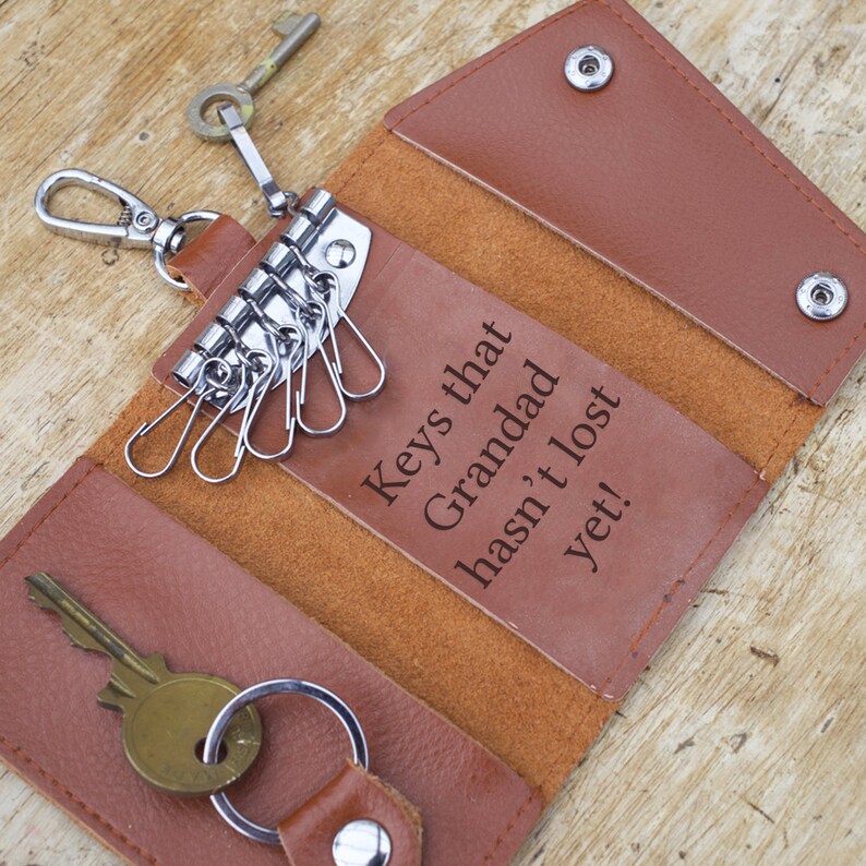 Personalised Leather Key Holder Etsy