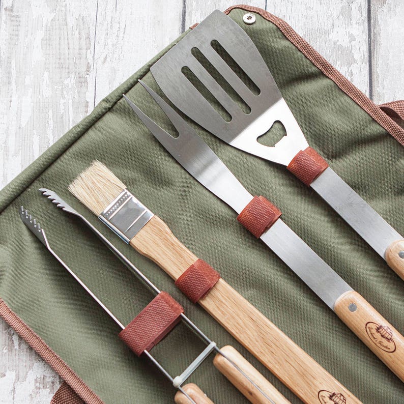 Personalised BBQ Tool Set Etsy