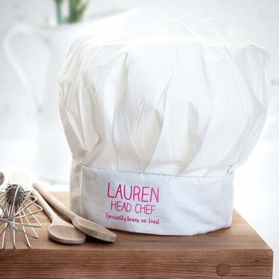 Personalised Head Chef Hat Gift for 