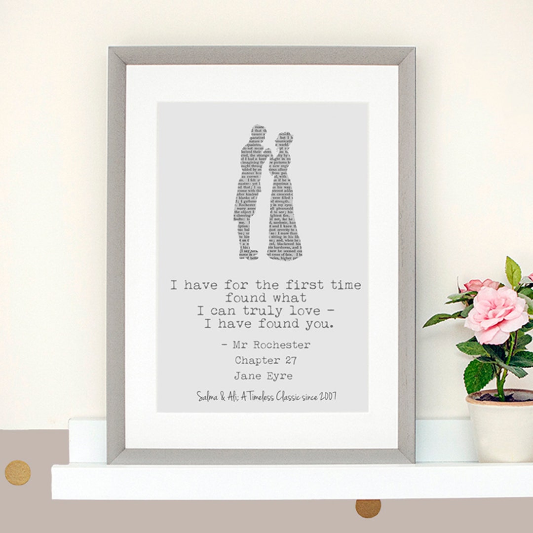 Personalised Jane Eyre Print - Etsy