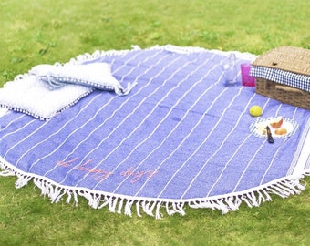 Round on sale picnic mat