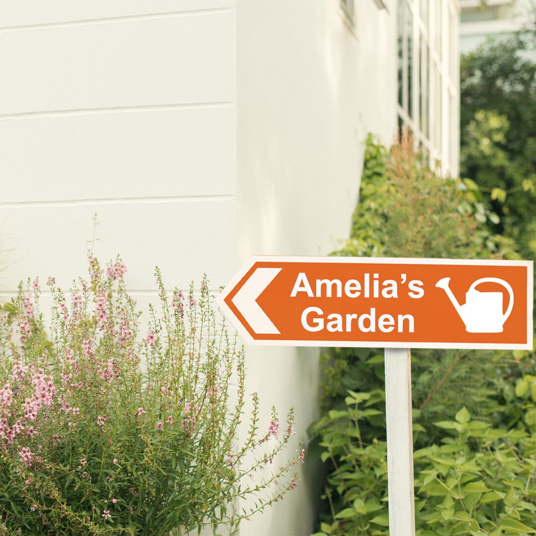 Personalised Garden Directional Sign Street Sign Wall Sign Indoor