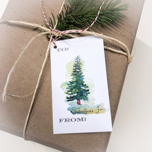 Conifer Gift Tags