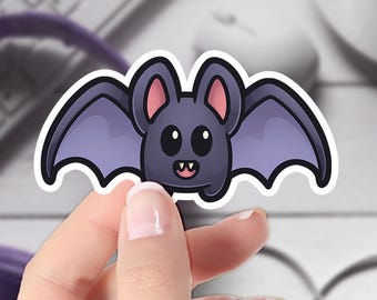 Bat Sticker, Matte Waterproof Vinyl Decal