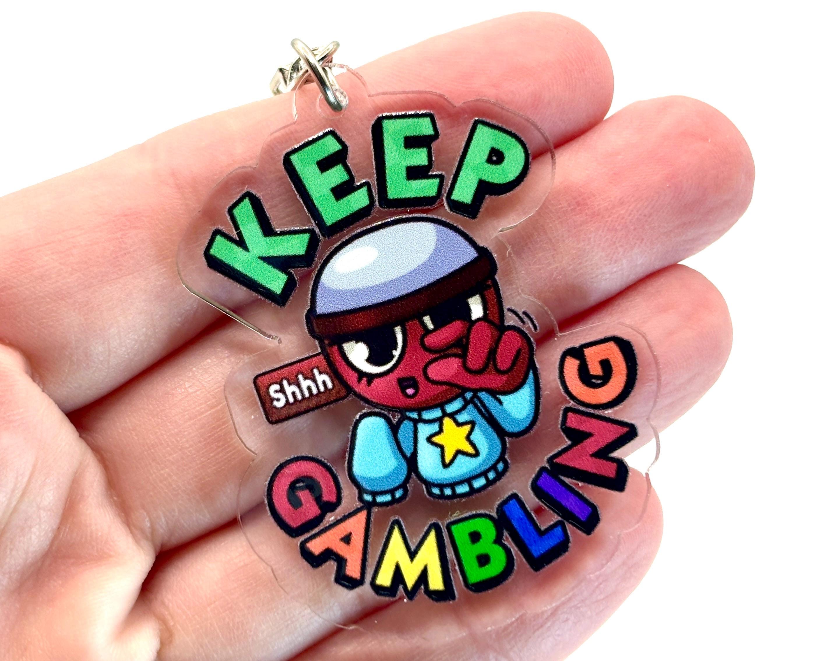 Dandy's World Gigi - Keep Gambling 2” Double Sided Acrylic