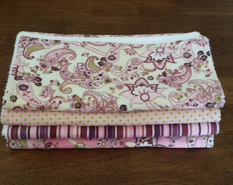 Eva Versailles Burp Cloth Set of 4, Get one more FREE