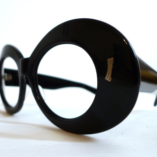 Huge MOD Cougar Bubble Sunglasses / Big Cat Eyeglass Frames /Eyewear, NOS Women  Men