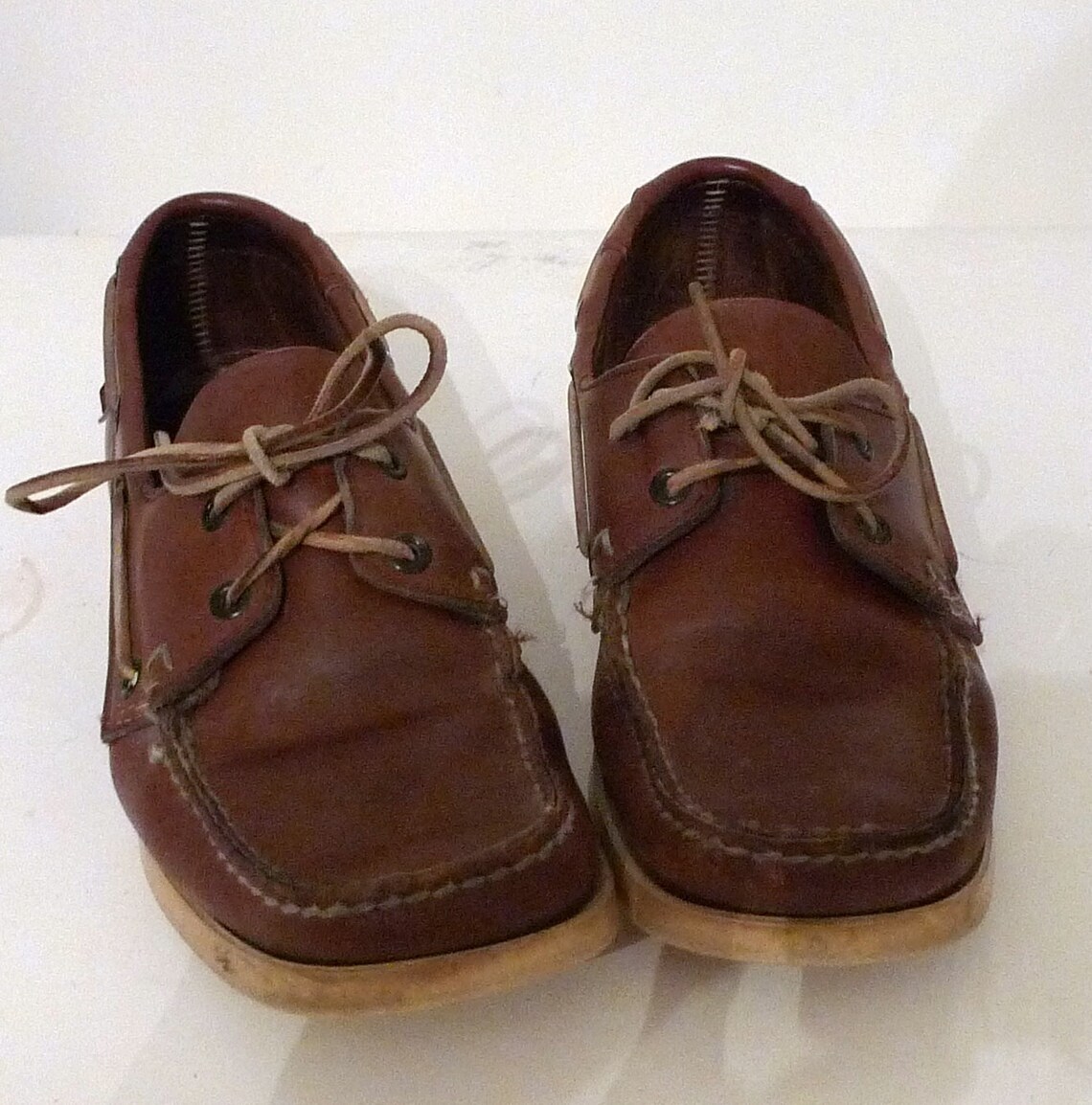 Vintage Sebago Docksides /Leather Boat Shoes /Blucher Etsy