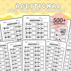 Exercices supplémentaires pour les enfants d&#39;âge préscolaire : exercices de mathématiques et exercices de calcul pour la maternelle