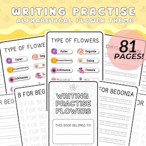Handwriting Practise Writing Sentences Worksheet Preschool Activity ...