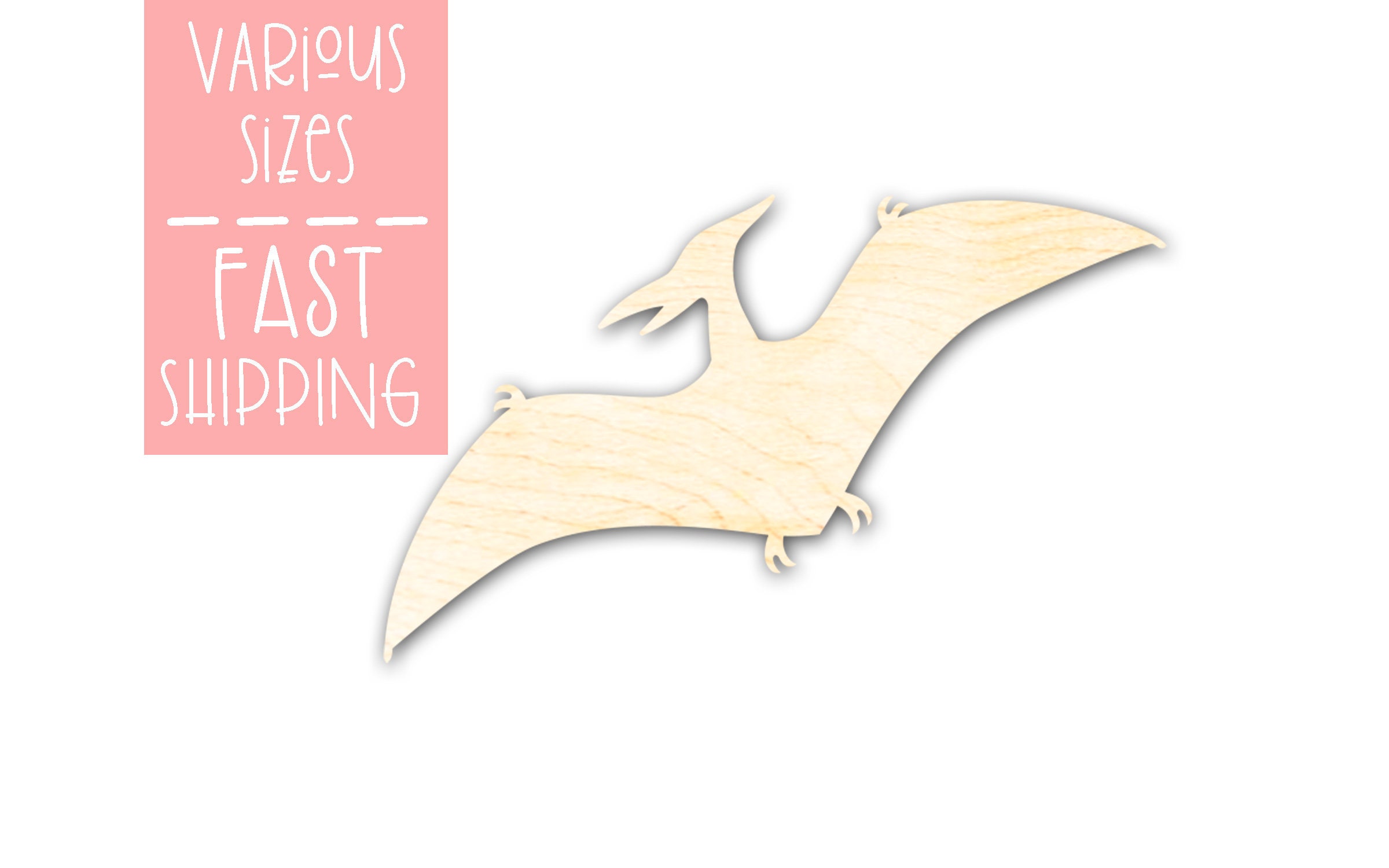 Dinosaur - Laser Cut Out Unfinished Wood Craft Shape DIN6 Dinosaur - Laser Cut Out Unfinished Wood Craft Shape DIN6
