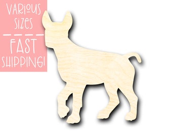 Dog Shape Unfinished Wood Cutouts Animal Craft Supplies for Painting Laser Cut Cutout, Wood Shapes, Wood Blanks, Ready to Paint, Wood Crafts