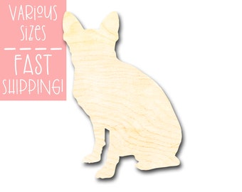 Dog Shape Unfinished Wood Cutouts Animal Craft Supplies for Painting Laser Cut Cutout, Wood Shapes, Wood Blanks, Ready to Paint, Wood Crafts