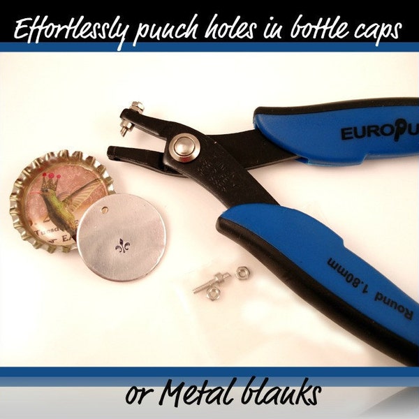 EUROPUNCH Hole Punch 1.8mm for Bottle Caps and Metal Blanks