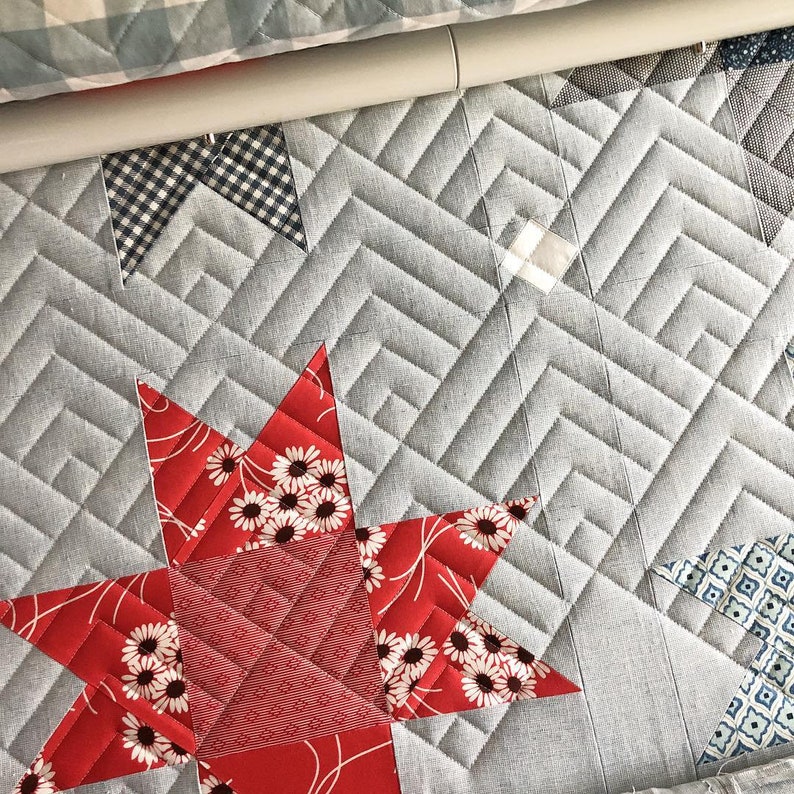 BAPTIST CLAMS SQUARED longarm Quilting Digital for Edge to Etsy Israel