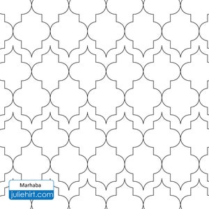 Puede incluir: Un patrón geométrico en blanco y negro con un diseño de cuatrifolio repetido. El patrón es sin costuras y se puede utilizar para una variedad de propósitos, como papel tapiz, tela o papel de envolver.