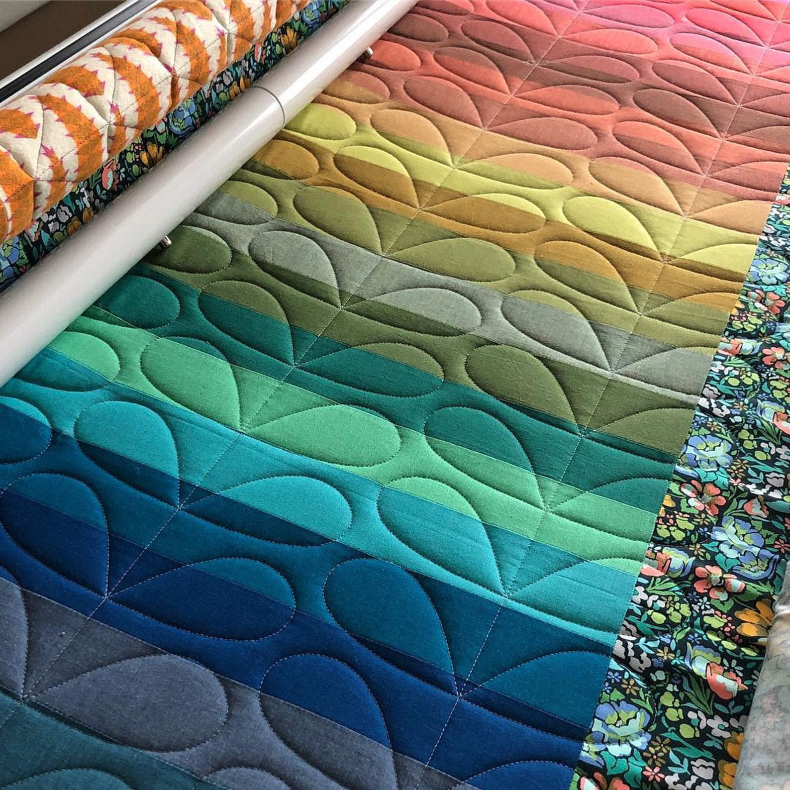 60s MOD Longarm Quilting Digital Pattern for Edge to Edge Etsy Australia