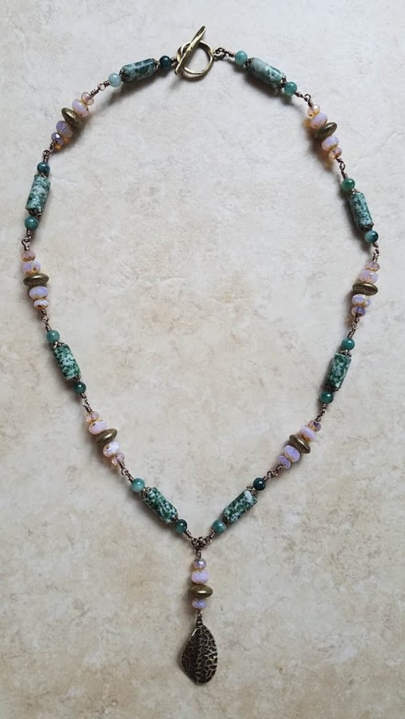 Tree Agate Necklace Agatha Necklace