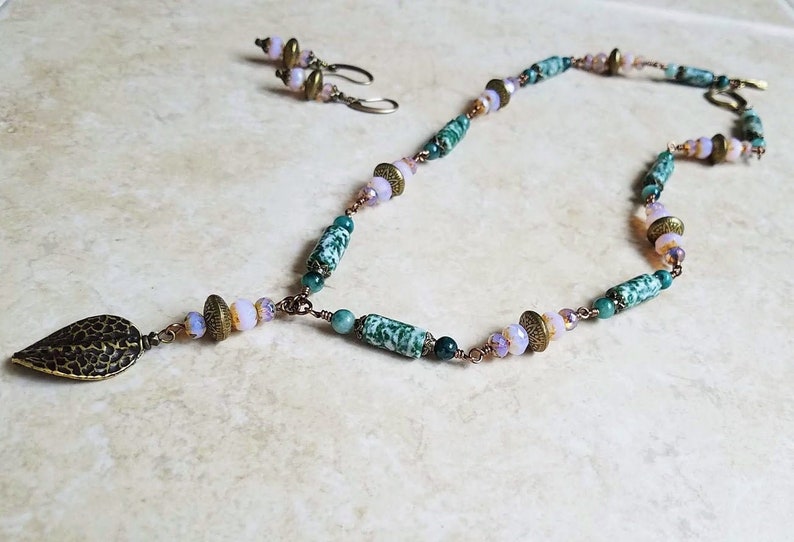 Tree Agate Necklace Agatha Necklace