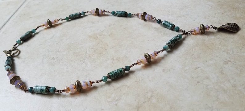 Tree Agate Necklace Agatha Necklace