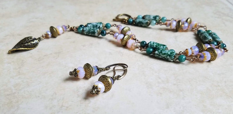 Tree Agate Necklace Agatha Necklace