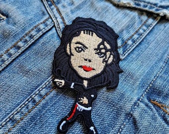 Michael Jackson 382536 Embroidered Patch Badge Applique Iron On - Etsy