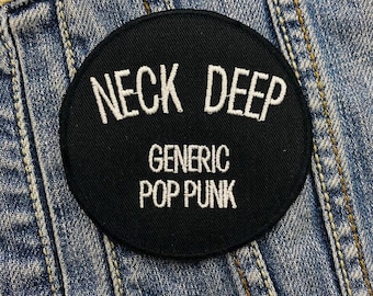 Neck Deep Embroidered Patch Badge Applique Iron on