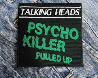 Talking Heads (9) Embroidered Patch Badge Applique Iron on