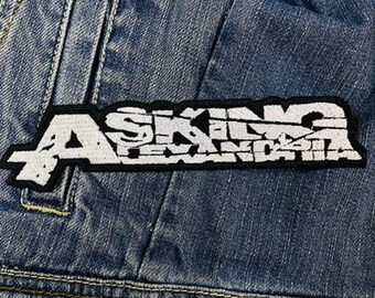 Asking Alexandria Red Embroidered Patch Badge Applique Iron on