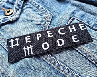 Parche bordado con aplique termoadhesivo Depeche Mode 381989