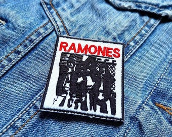 Ramones Band Punk 382842 Embroidered Patch Badge Applique Iron on