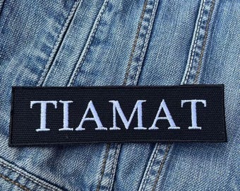 Tiamat (2) haftowana naszywka aplikacja do prasowania