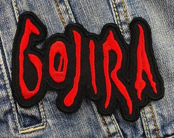 Gojira Embroidered Patch Badge Applique Iron on