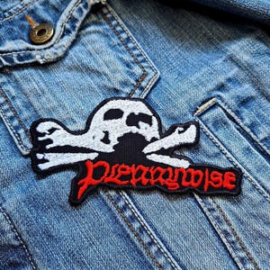 Pennywise 382757 Broderad lapp med applikation, stryk-på