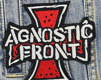 Agnostic Front Embroidered Patch Badge Applique Iron on