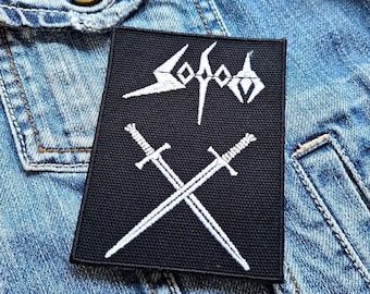 Sodom D90909 Embroidered Patch Badge Applique Iron on