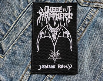 Hellhammer Embroidered 1 Embroidered Patch Badge Applique Iron on