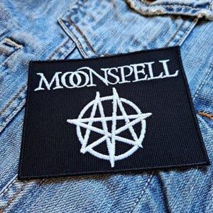 Moonspell gestickter Aufnäher Badge Applikation Aufbügler