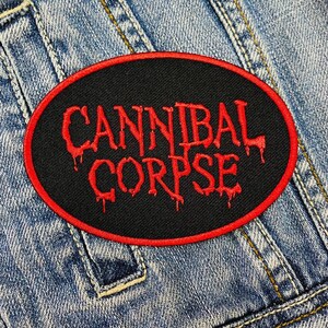 Cannibal Corpse (3) Broderad lapp Applikation Stryk-på