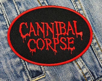 Cannibal Corpse (3) Embroidered Patch Badge Applique Iron on