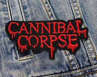 Cannibal Corpse (11) Gestickter Aufnäher Badge Applikation Aufbügler zum aufbügeln
