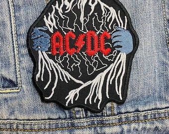 Acdc Ac Dc Band 7 écusson brodé applique thermocollant